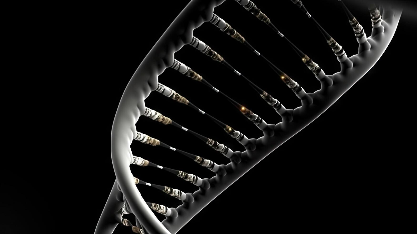 humano célula biología adn molecular estructura. generativo ai. foto