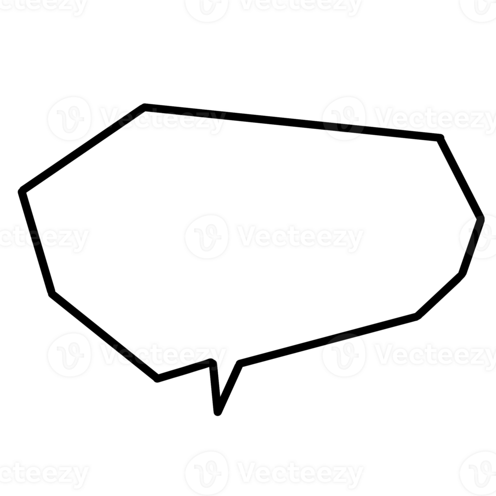 Speech Doodle frame png