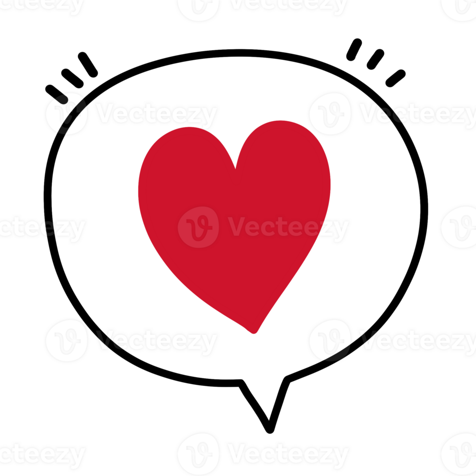 Speech Doodle frame png