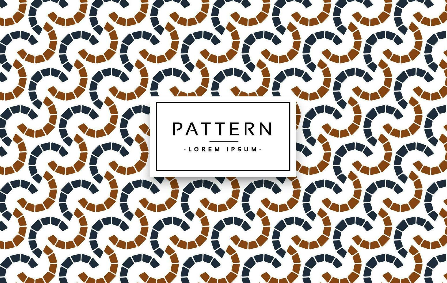 Seamless ornament vector patterns. Black and brown geometric oriental backgrounds.