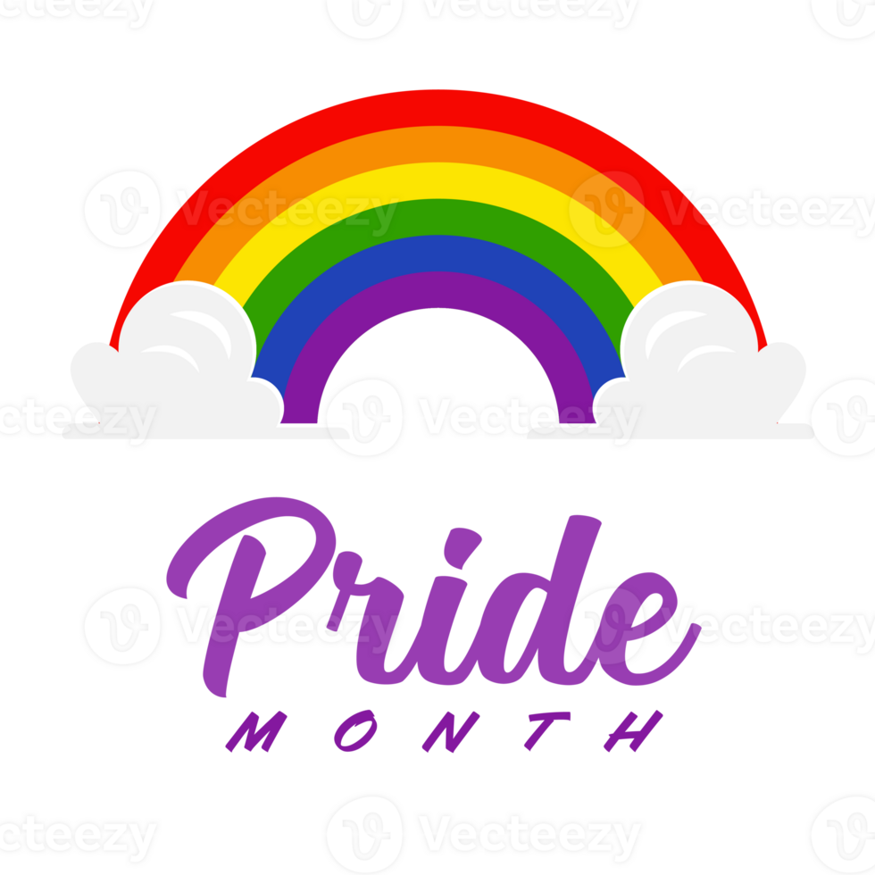 Rainbow with Clouds Logo png