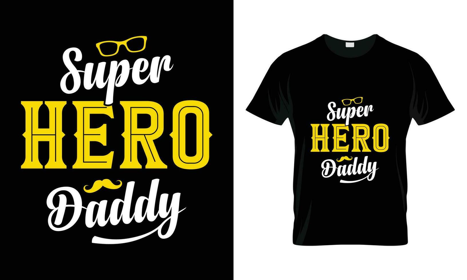 super hero daddy vector