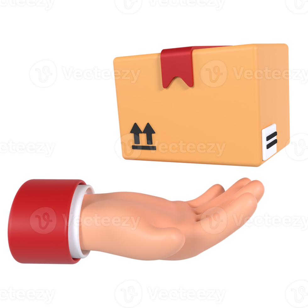 Delivery 3D Icon ui png transparent background