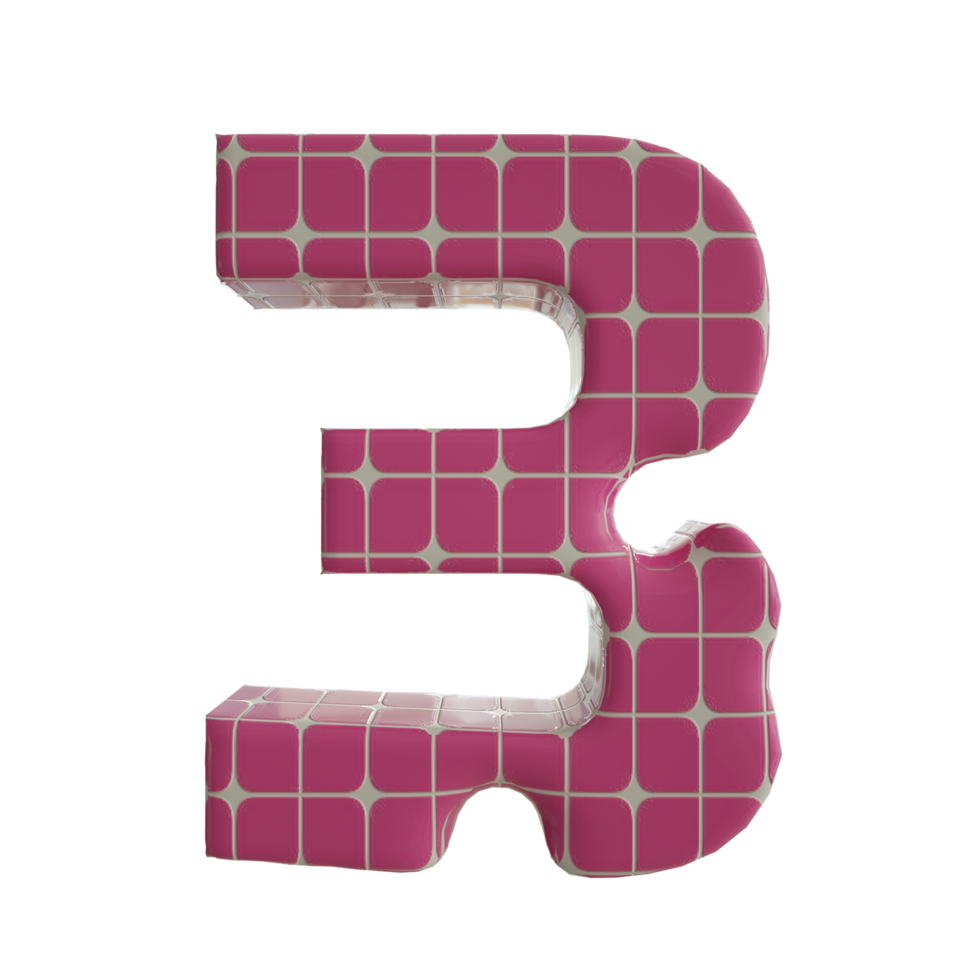 3D rendered numbers for your poster and video title needs. Also for your collage art. png
