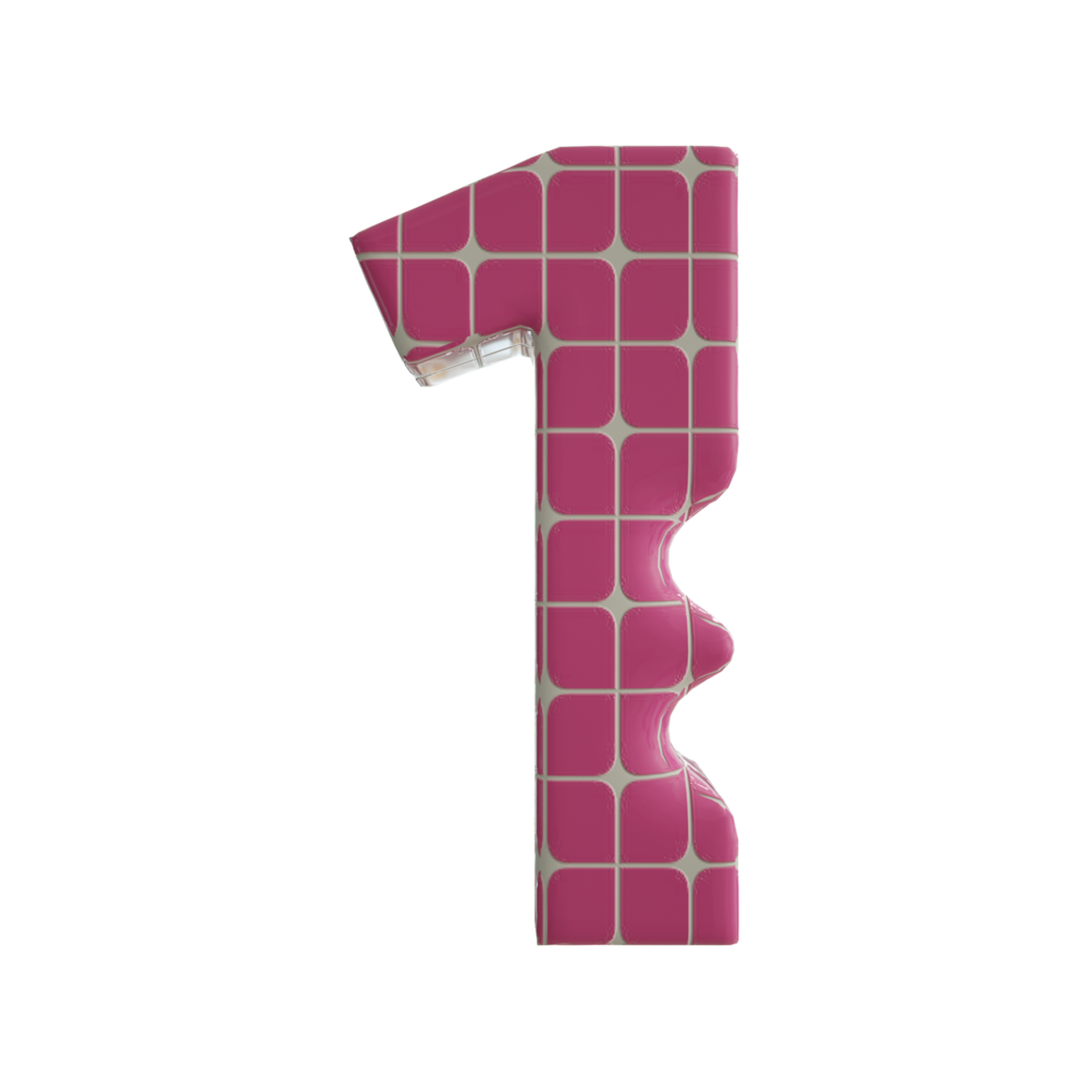 3D rendered numbers for your poster and video title needs. Also for your collage art. png