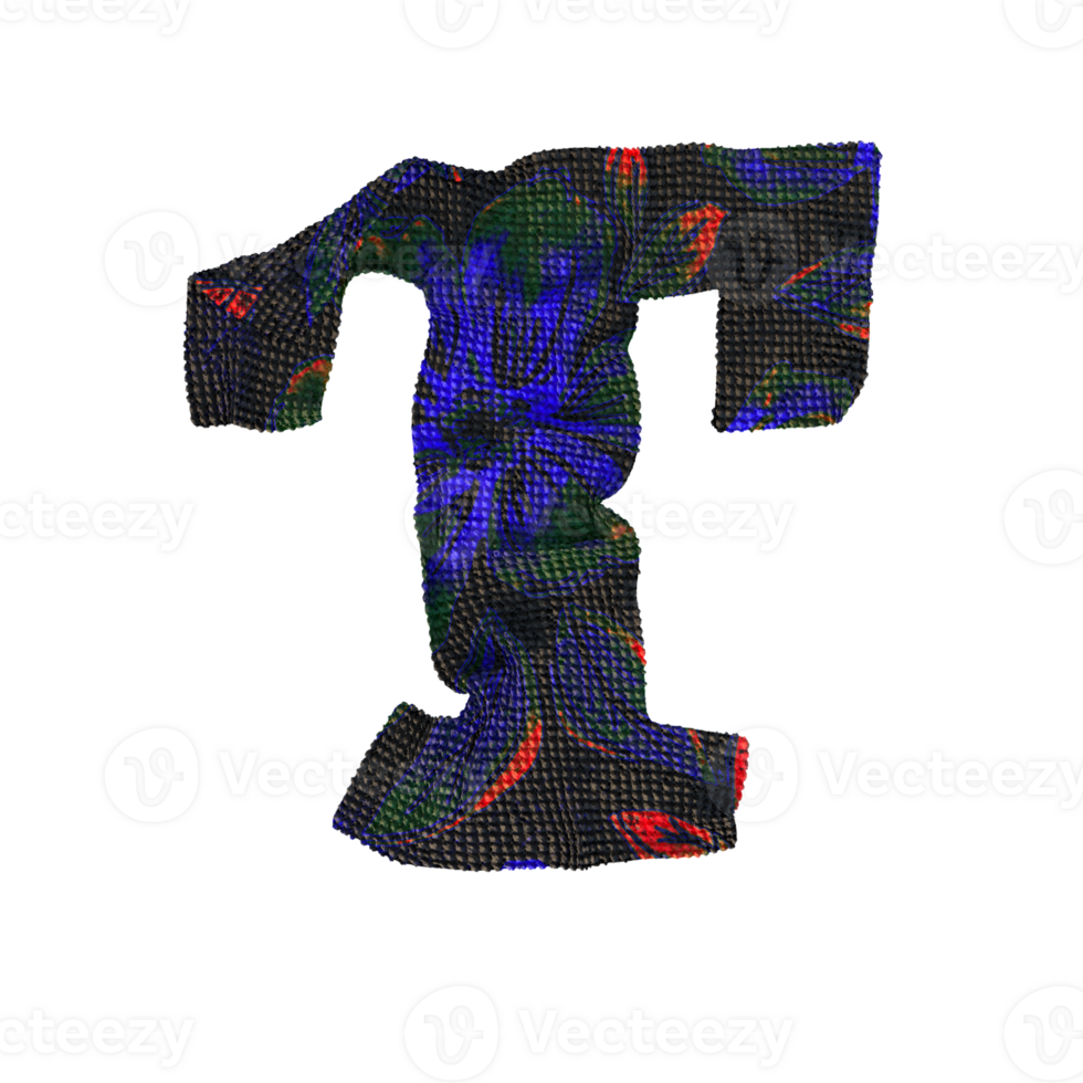 Cloth letters and numbers.  Perfect for your digital art needs. png
