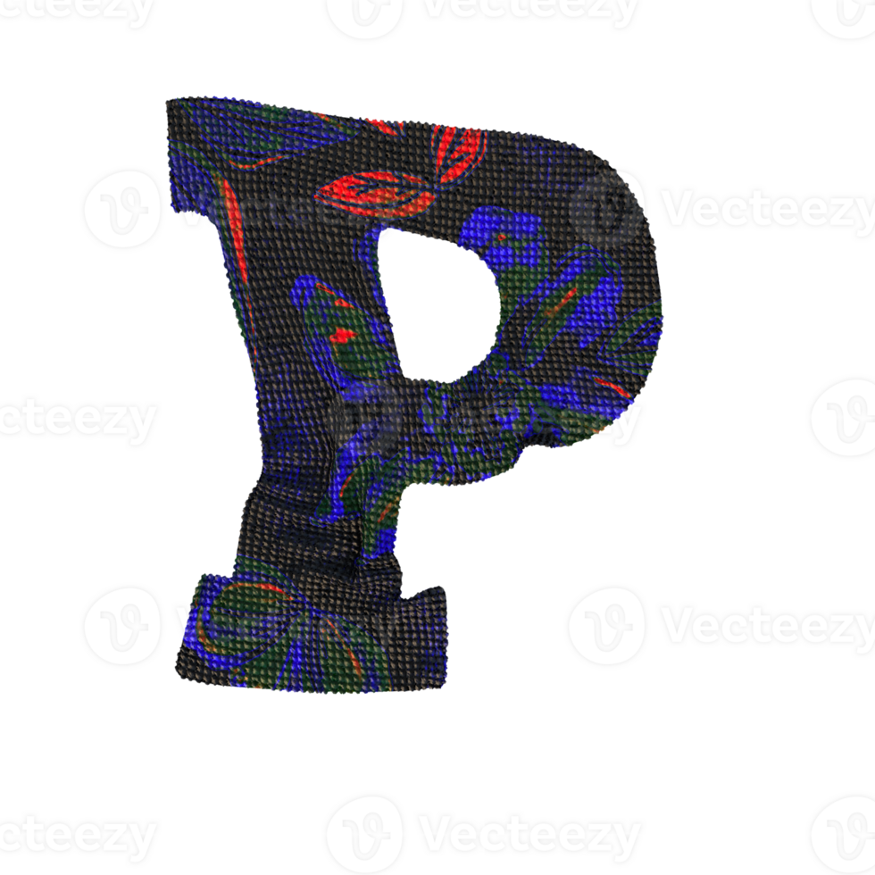 Cloth letters and numbers.  Perfect for your digital art needs. png