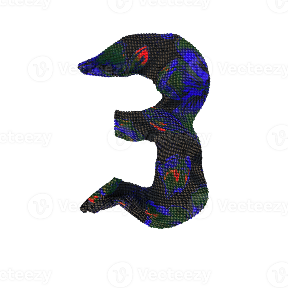 Cloth letters and numbers.  Perfect for your digital art needs. png