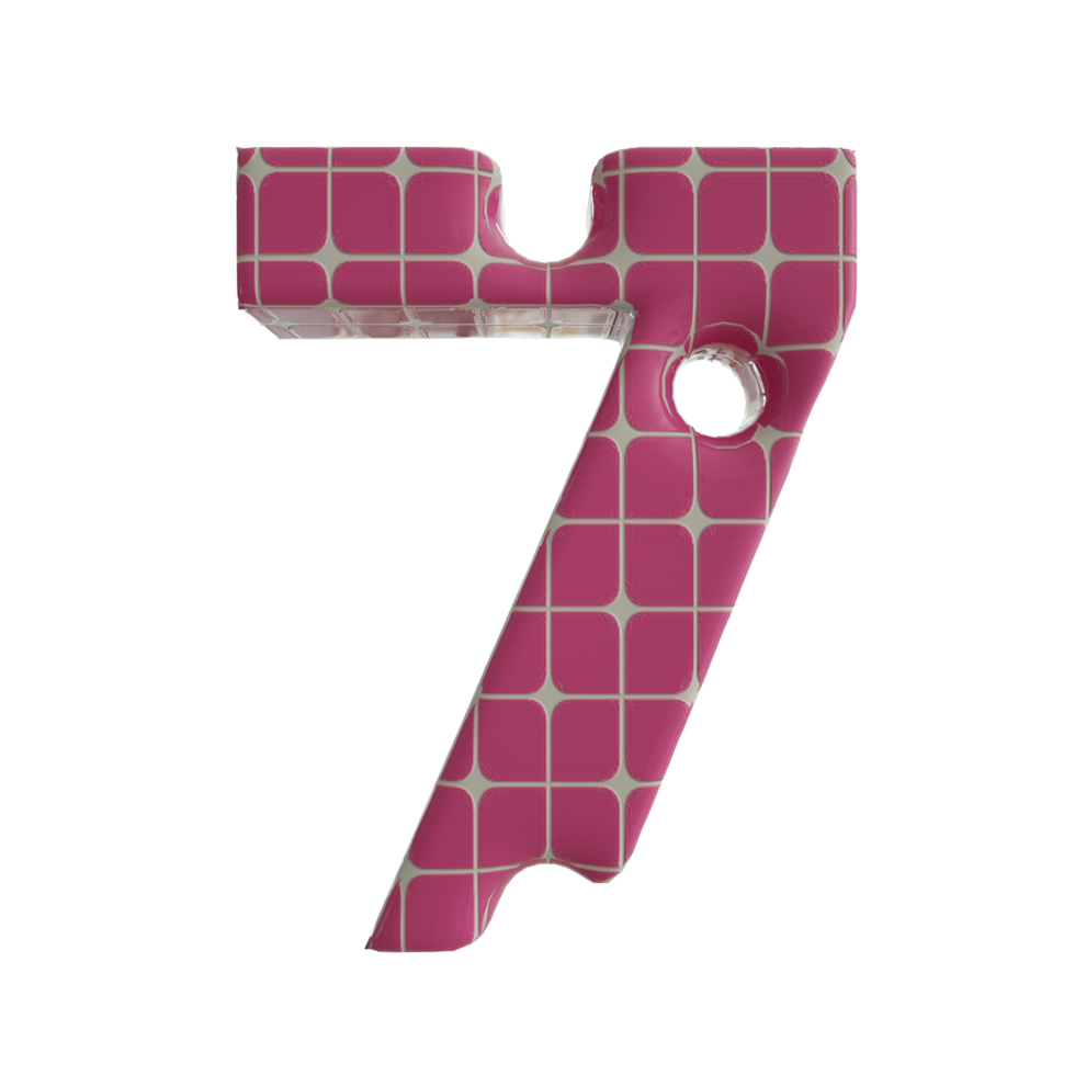 3D rendered numbers for your poster and video title needs. Also for your collage art. png