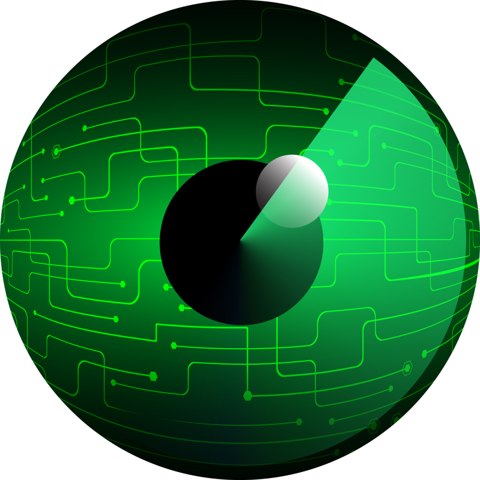 Modern Technology Eye Crop-out png