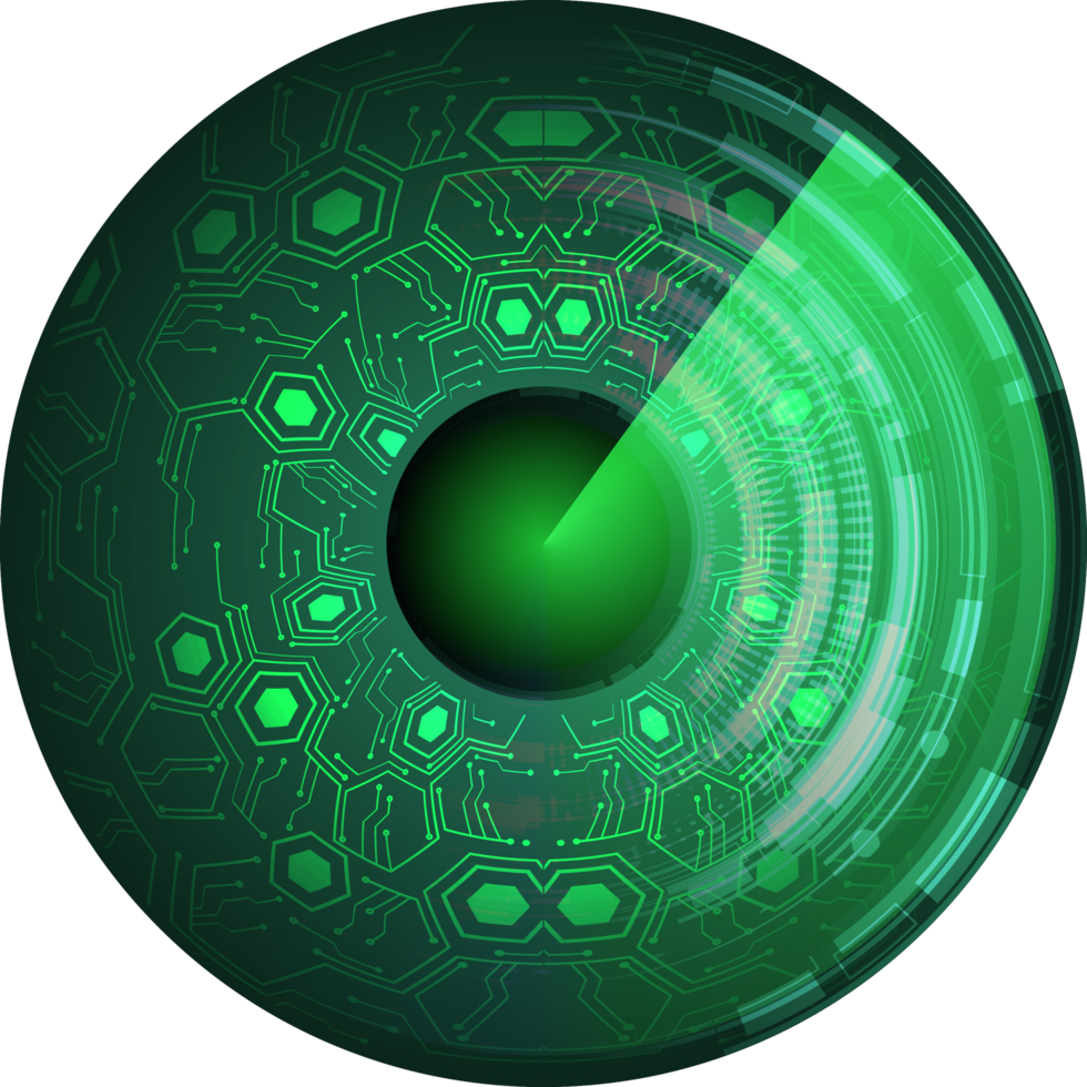 Modern Technology Eye Crop-out png