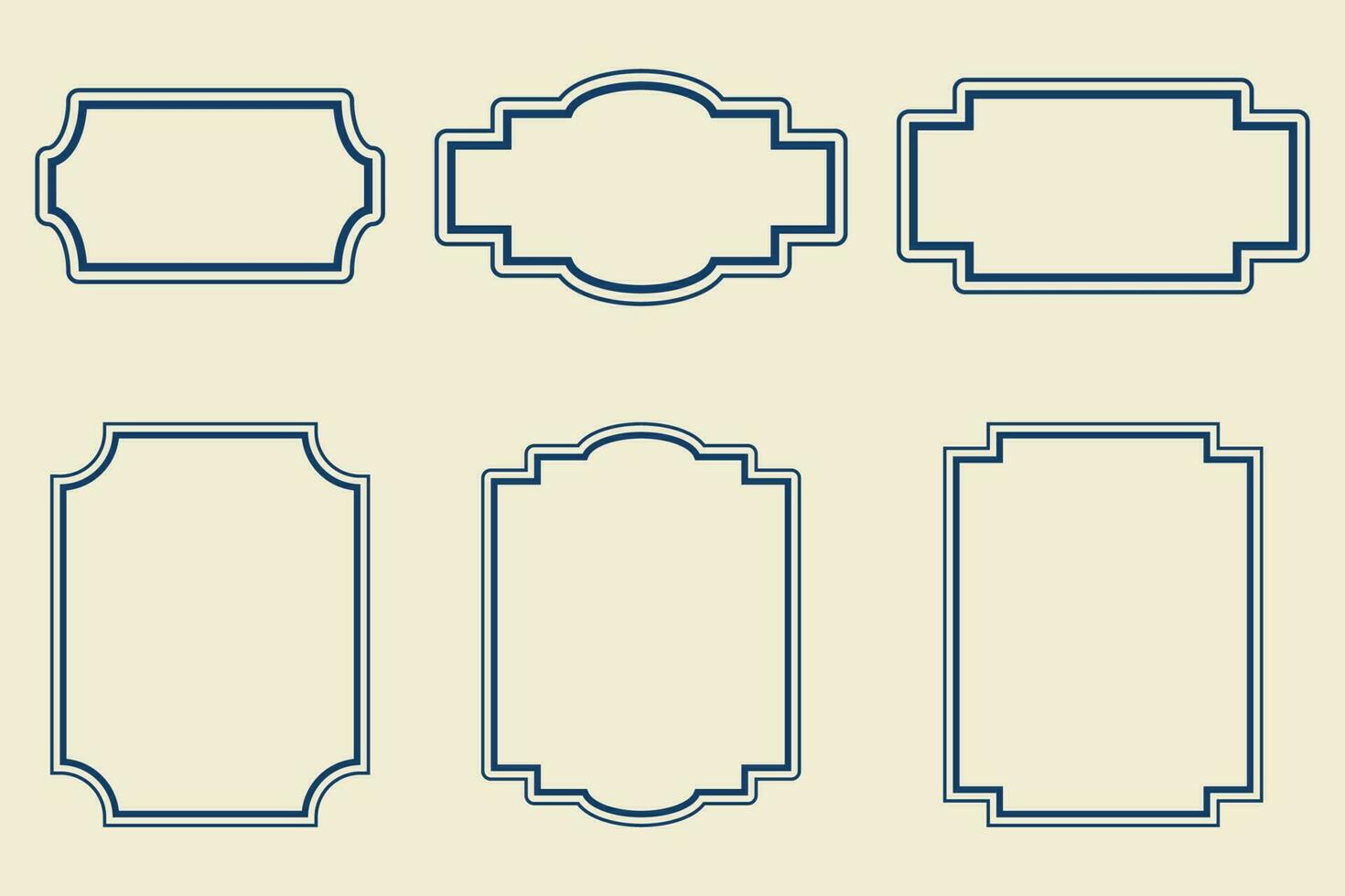 conjunto de Clásico insignias y etiquetas, vector ilustración
