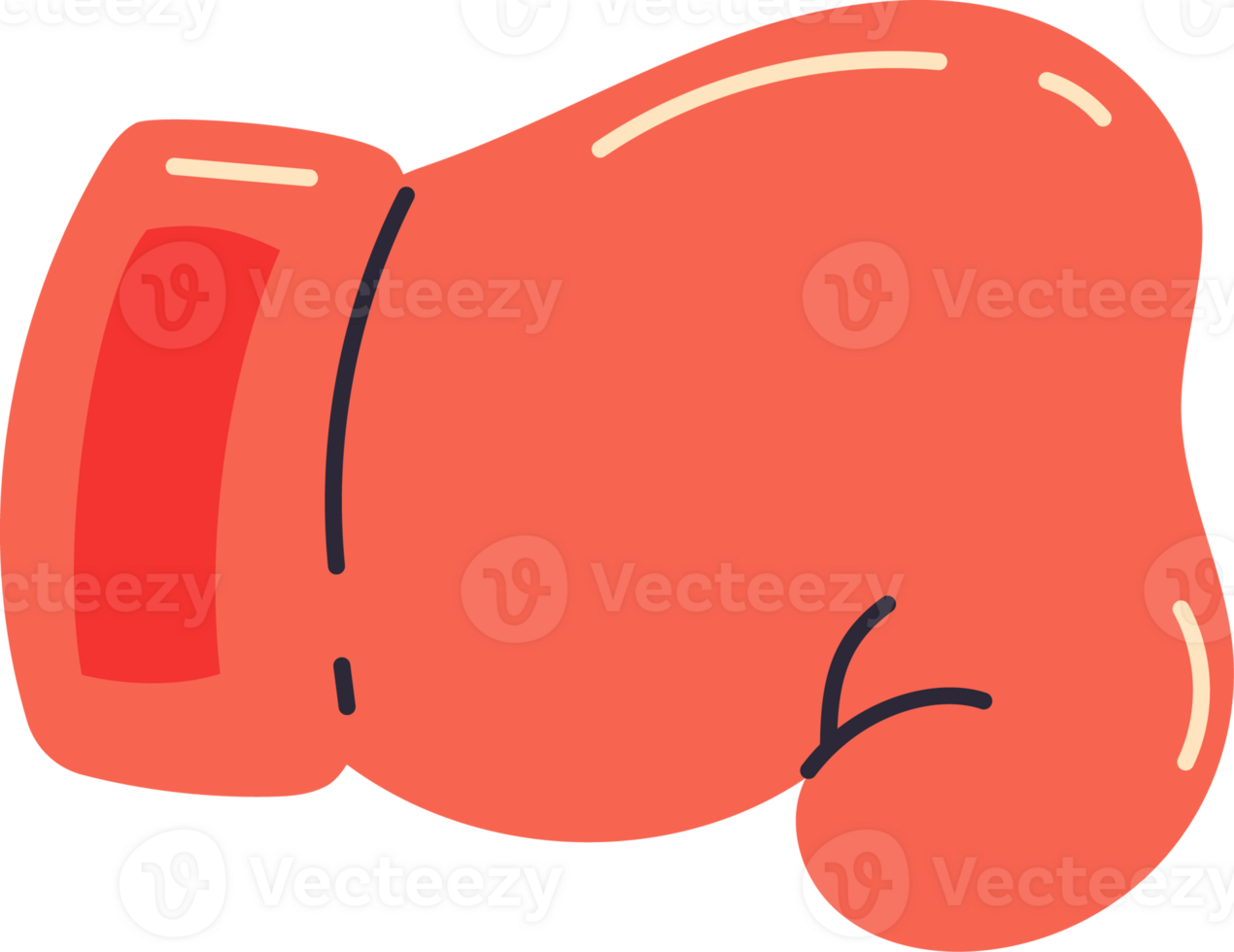 Boxing glove illustration 24558325 PNG