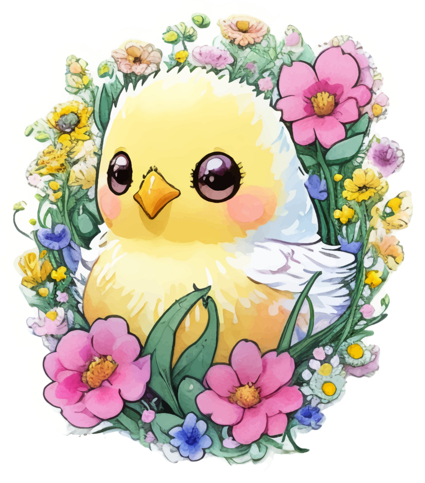 Baby Chicken Sticker with png