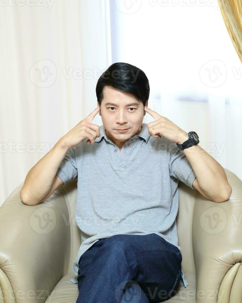 South East Asian young father mother daughter  parent girl child activity photo
