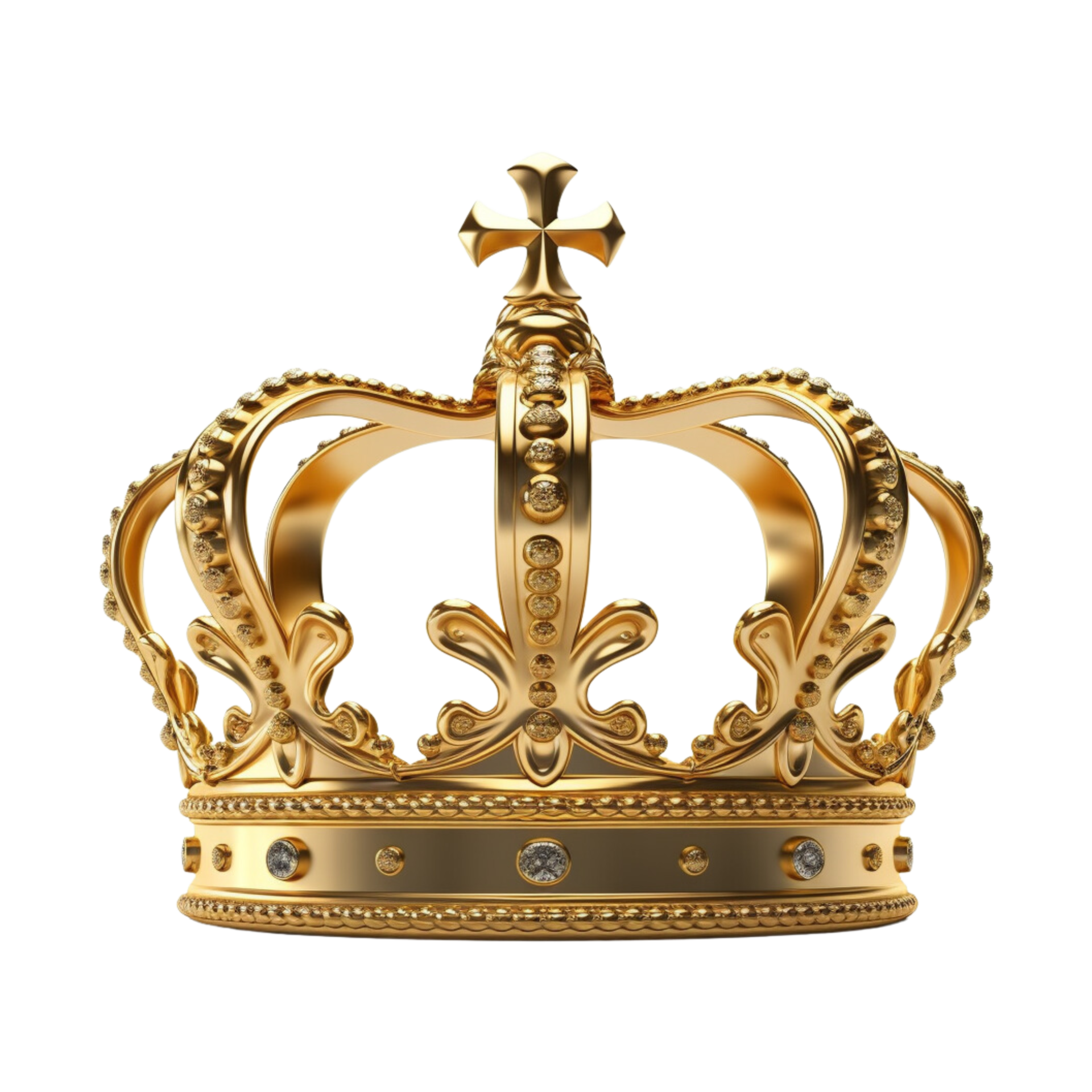 Golden Royal Crown Isolated On Transparent Background 24558849 PNG Golden Royal Crown Isolated On Transparent Background Ai Generated Png