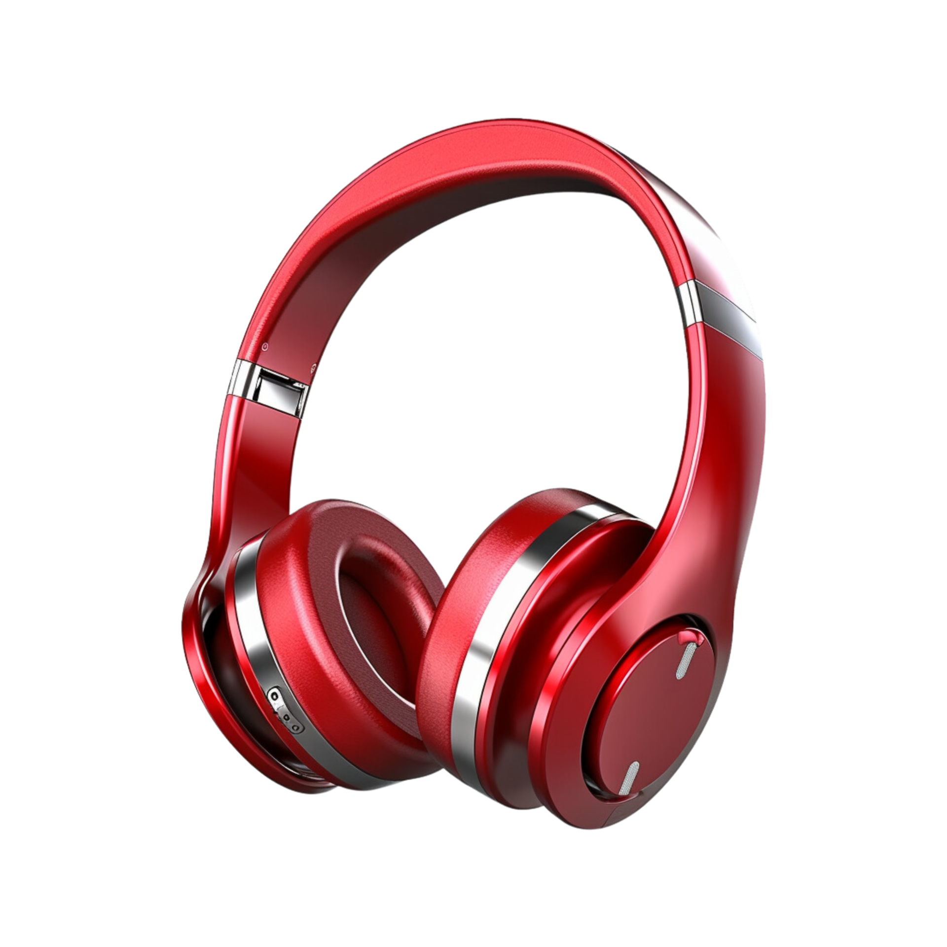 Red headphones