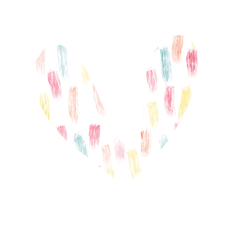 watercolor handmade hearts. recommended for printing on paper and fabric, create patterns and use Valentine Day for the holiday png