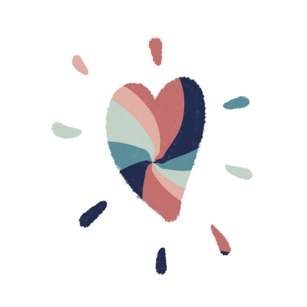 watercolor handmade hearts. recommended for printing on paper and fabric, create patterns and use Valentine Day for the holiday. png