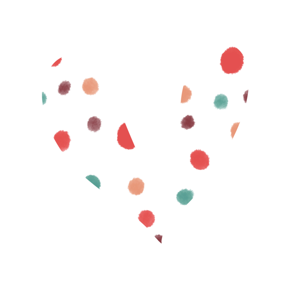 watercolor handmade hearts. recommended for printing on paper and fabric, create patterns and use Valentine Day for the holiday png