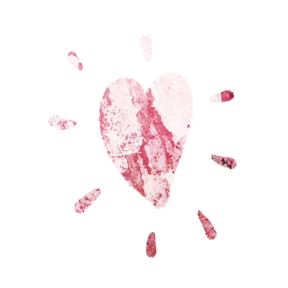 watercolor handmade hearts. recommended for printing on paper and fabric, create patterns and use Valentine Day for the holiday png