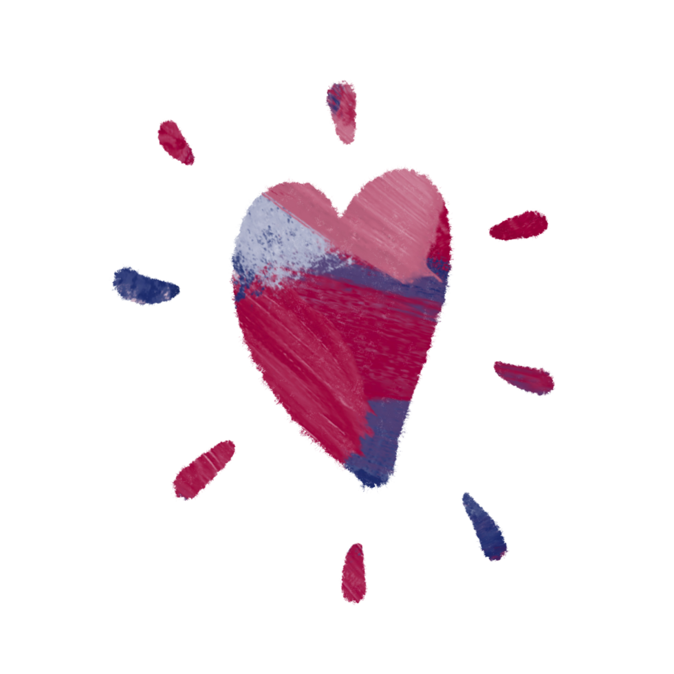 watercolor handmade hearts. recommended for printing on paper and fabric, create patterns and use Valentine Day for the holiday png