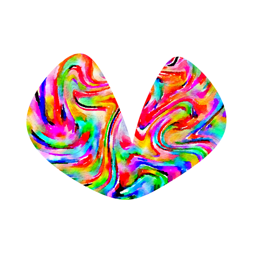 watercolor handmade hearts. recommended for printing on paper and fabric, create patterns and use Valentine Day for the holiday. png