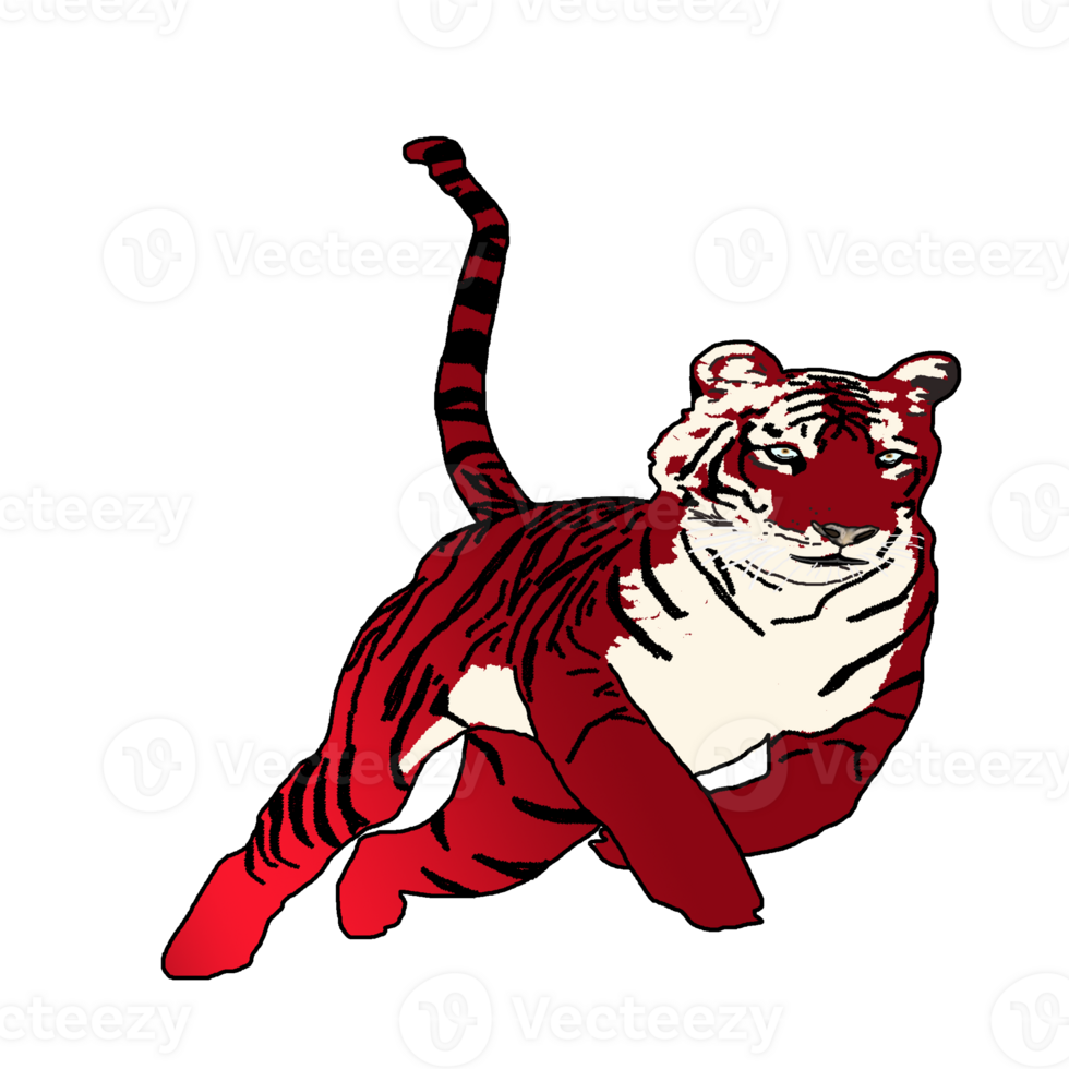 icon tiger king of jungle png