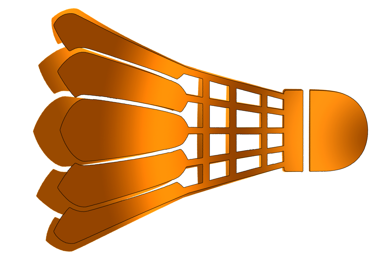 icon shuttlecock ball for game badminton png