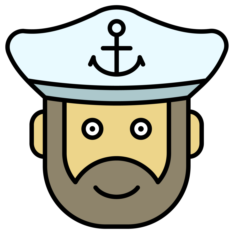 sailor character captain png