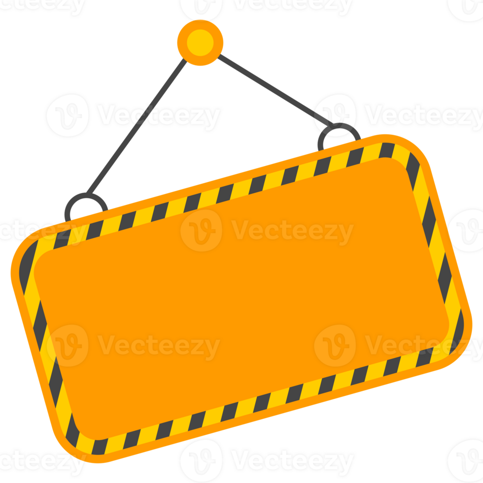 Caution Banner Wall png