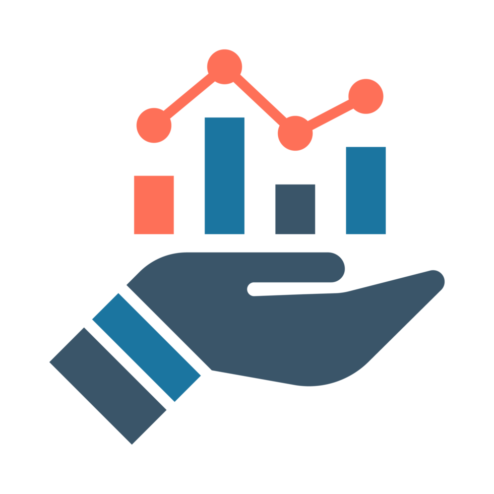 gegevens analytics PNG icoon toezicht houden groot gegevens analyse met databank