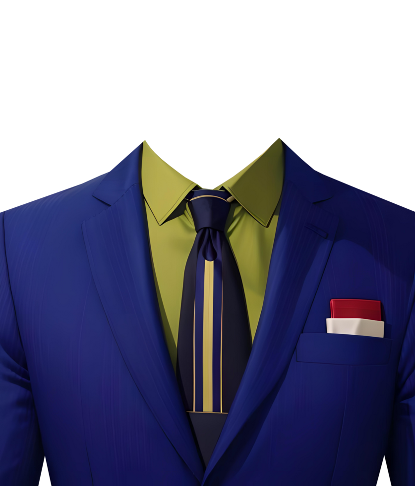 Blazer Suit Design. Company Concept simple element from cloth collection. By png