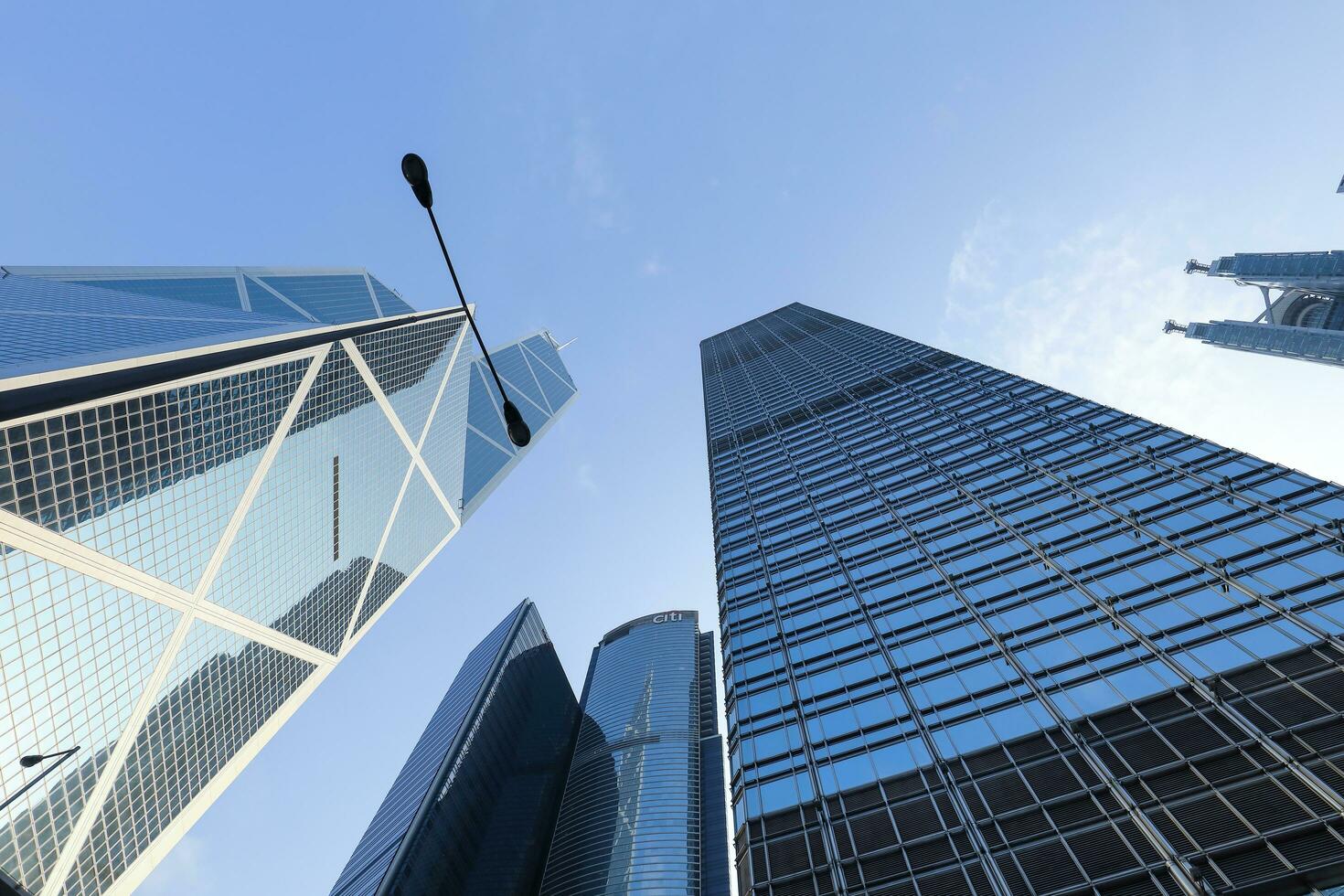 CENTRAL, HONG KONG-FEBRUARY 18, 2018 Bank of China Tower BOC, one of the most recognisable skyscrapers in Central. It houses the headquarters for the Bank of China  Limited. photo