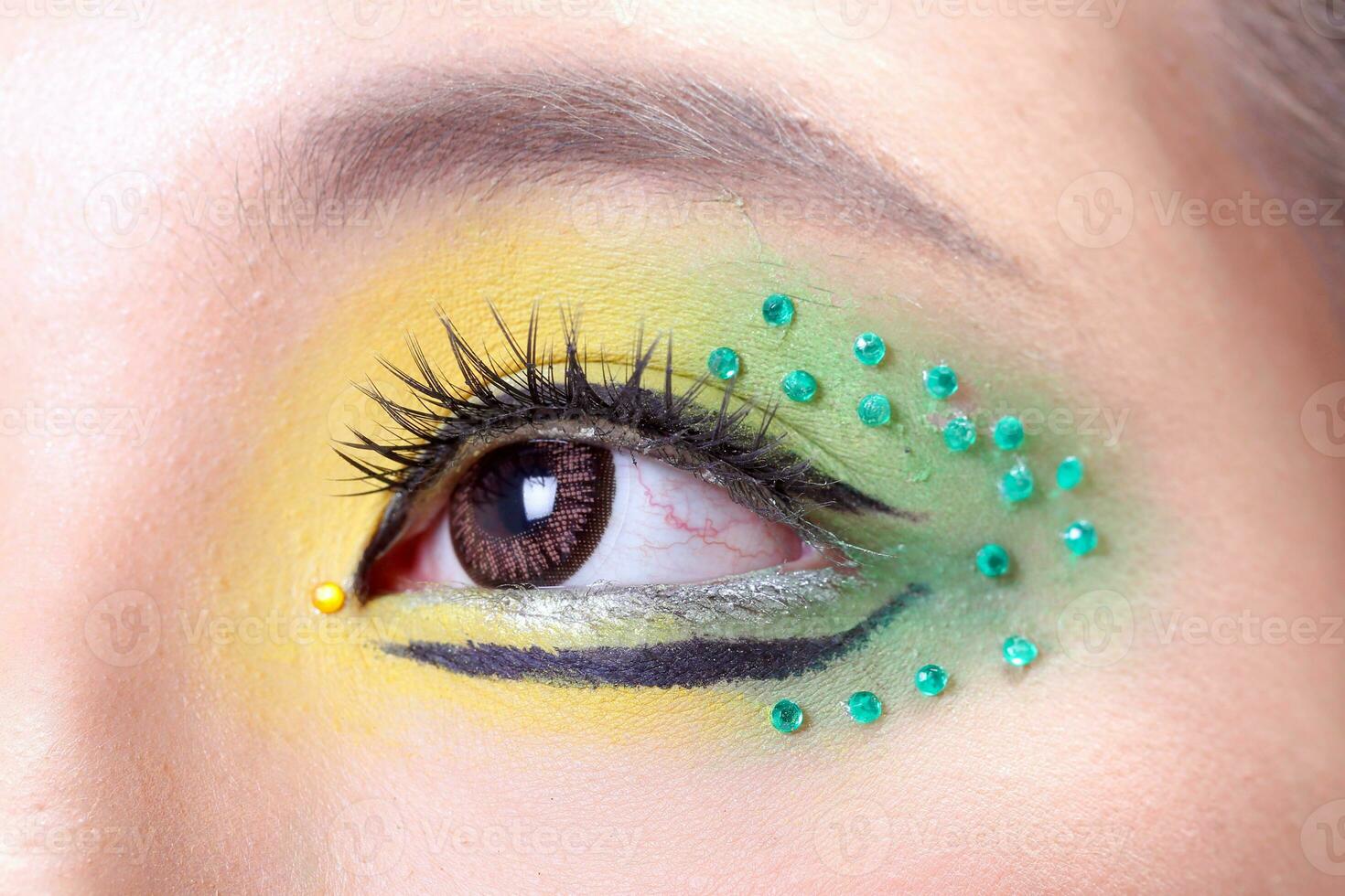 Asian Woman Fashion Makeup photo