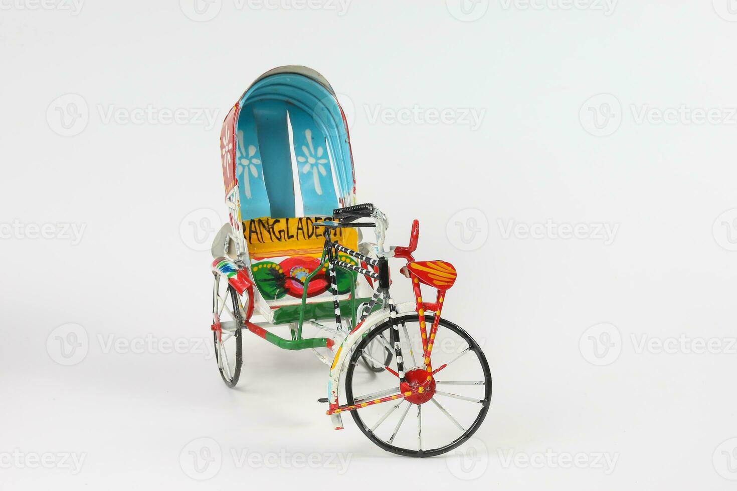 Colorful rickshaw toy photo