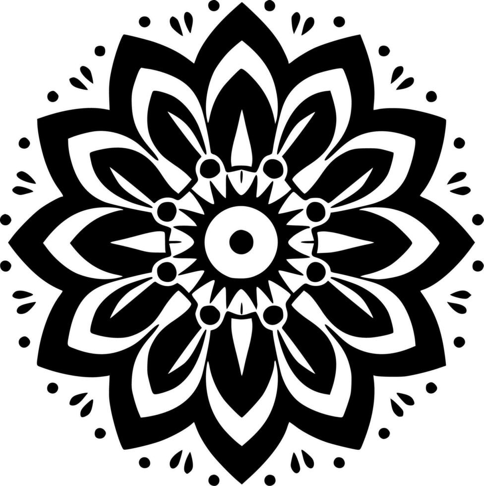 Mandala - High Quality Vector Logo - Vector illustration ideal for T-shirt graphic