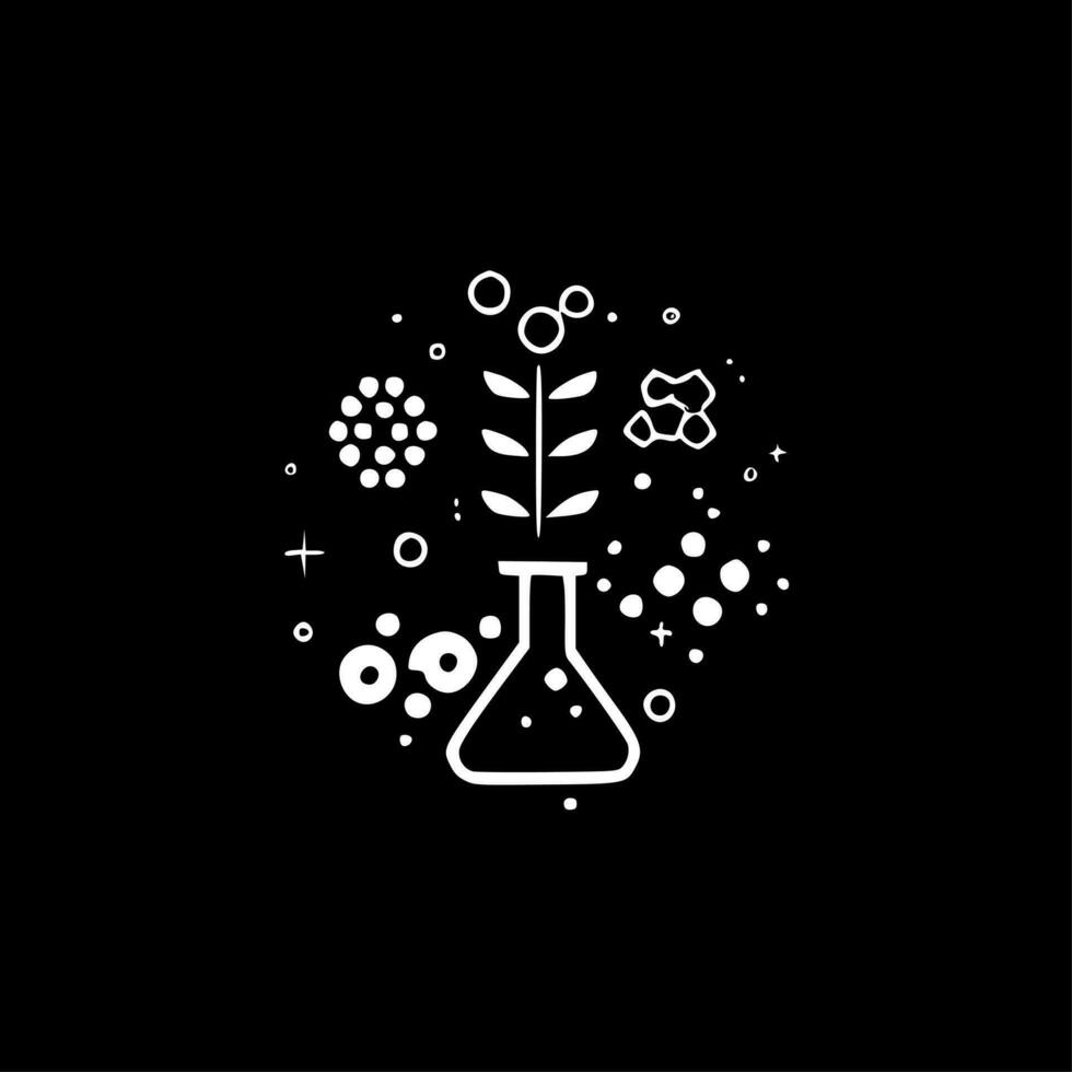 Science - Minimalist and Flat Logo - Vector illustration