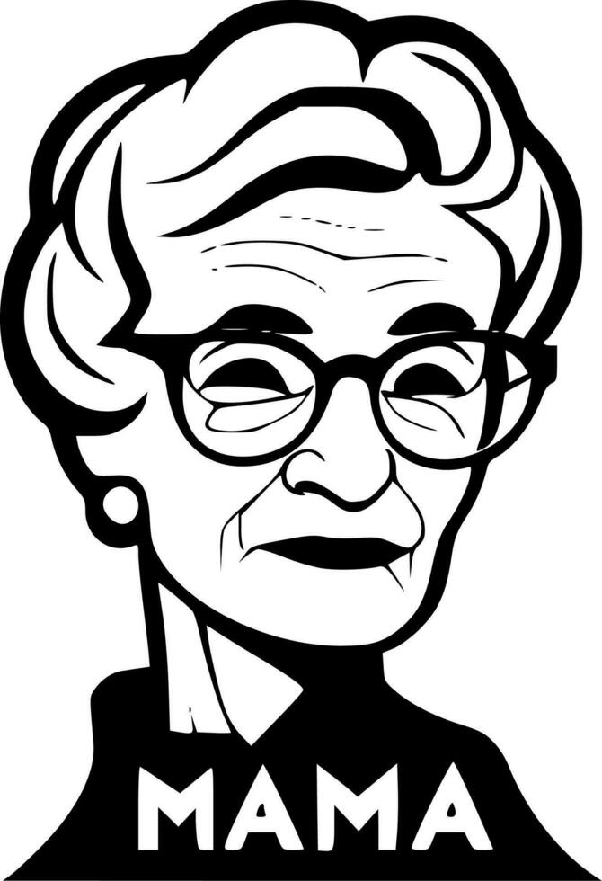 Nana - High Quality Vector Logo - Vector illustration ideal for T-shirt graphic