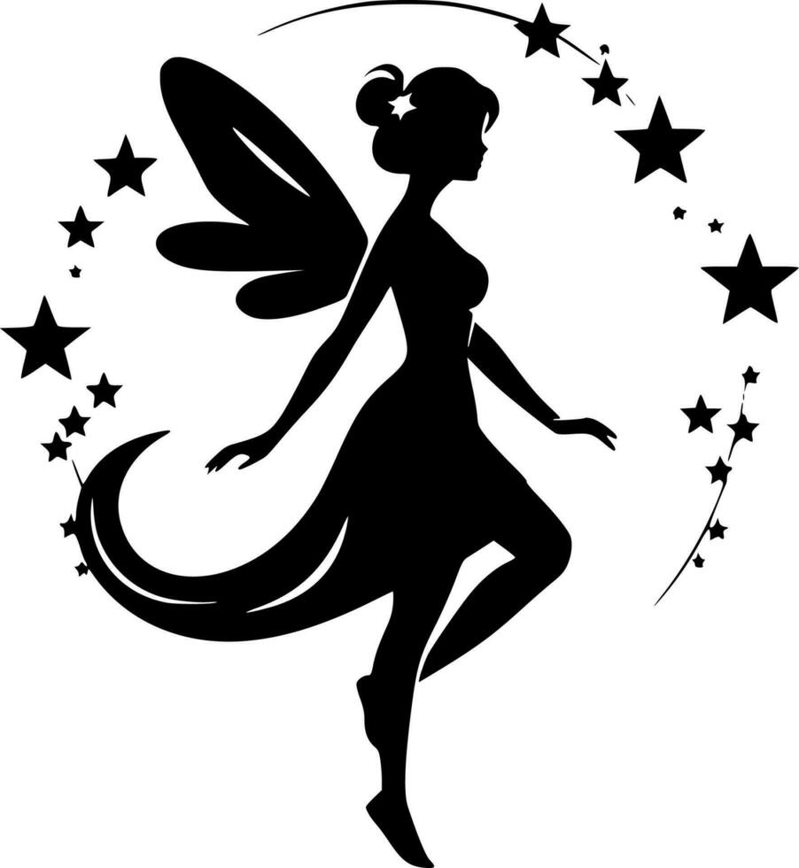 Fairy - High Quality Vector Logo - Vector illustration ideal for T-shirt graphic