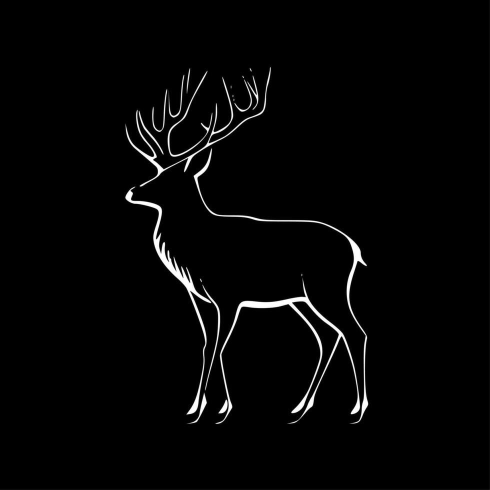 Deer - High Quality Vector Logo - Vector illustration ideal for T-shirt graphic