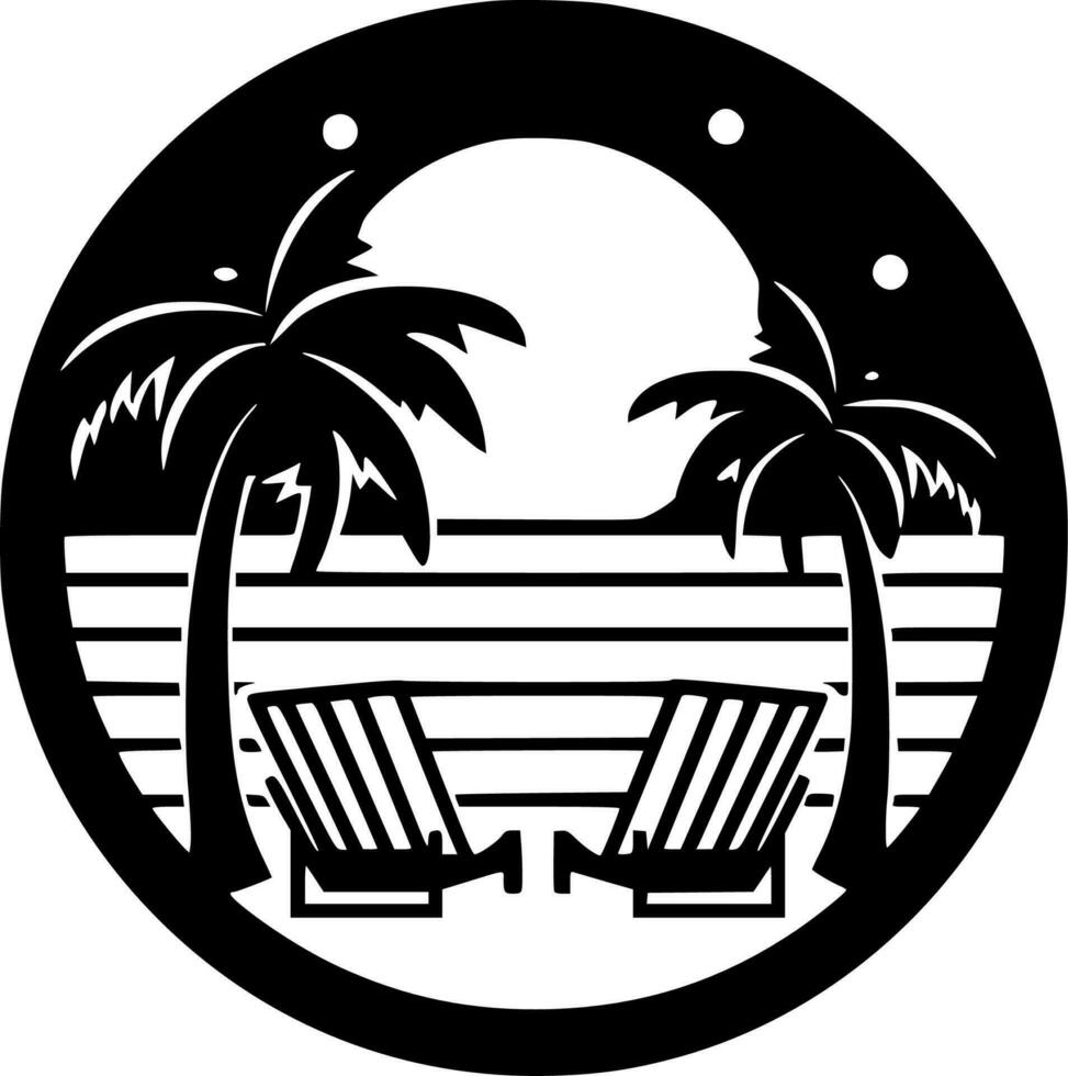 Summer - High Quality Vector Logo - Vector illustration ideal for T-shirt graphic