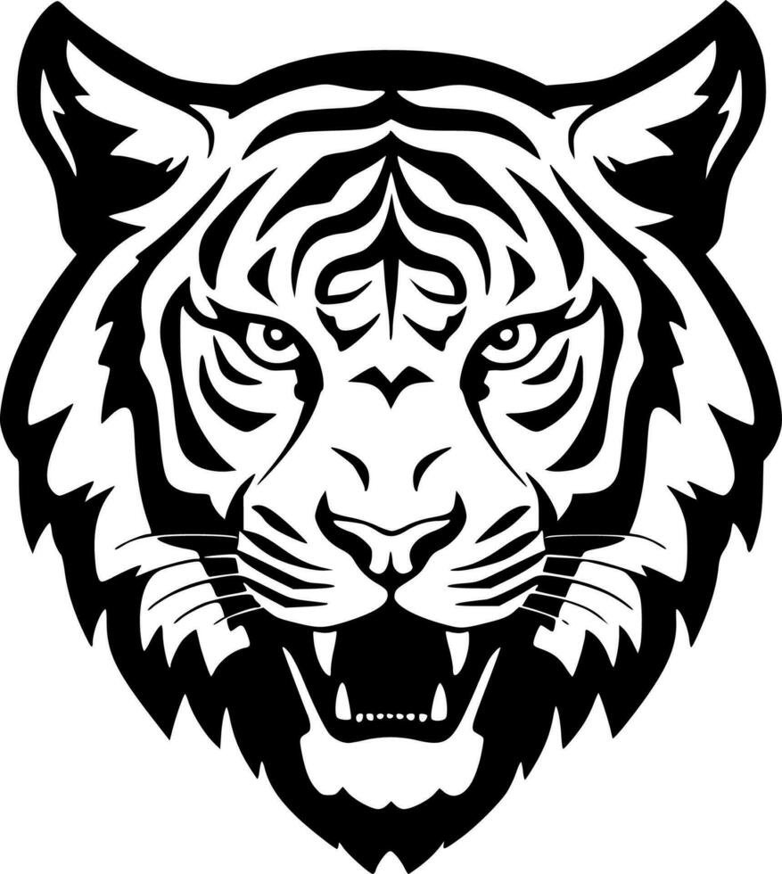 Tiger - High Quality Vector Logo - Vector illustration ideal for T-shirt graphic