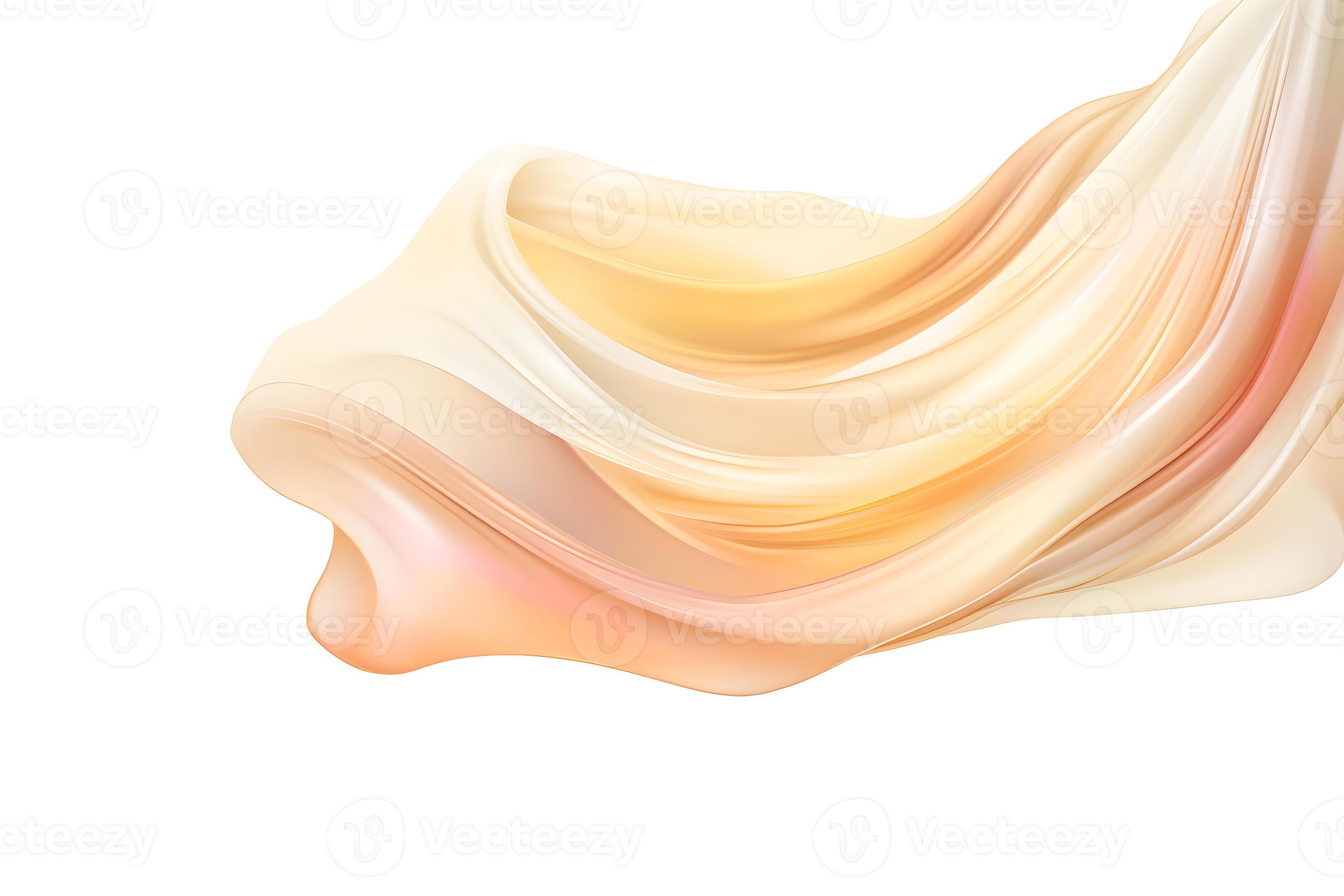 Abstract fabric or cloth cream color on white background. Fabric texture of  natural cotton or linen textile material. canvas background. Generative AI  illustration 24565385 Stock Photo at Vecteezy