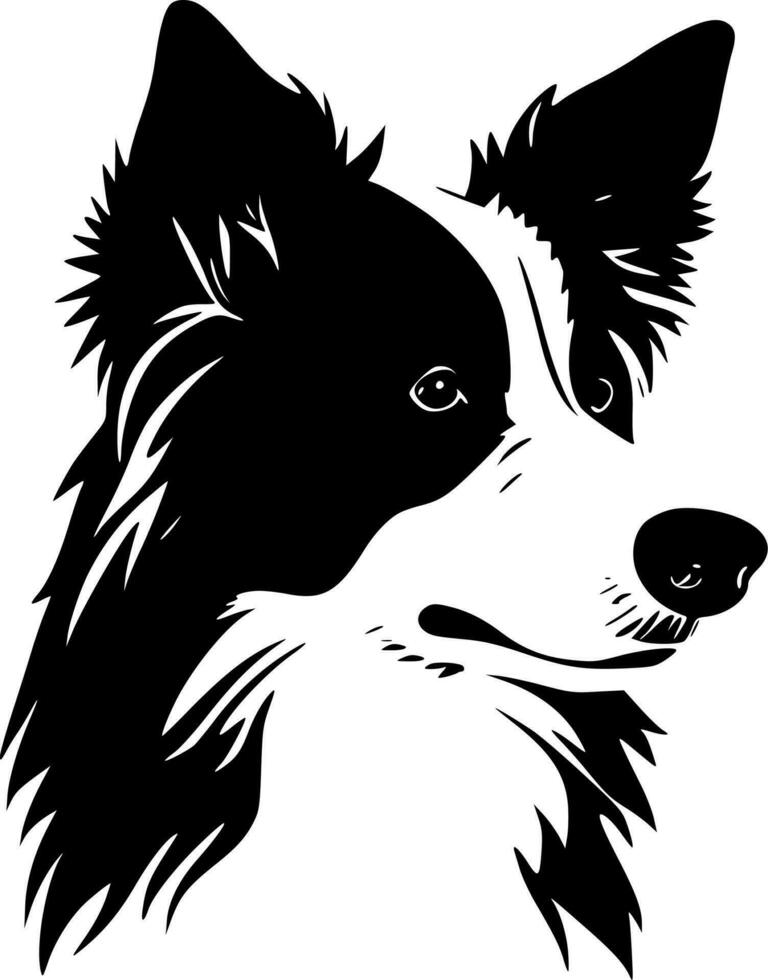 frontera collie - alto calidad vector logo - vector ilustración ideal para camiseta gráfico