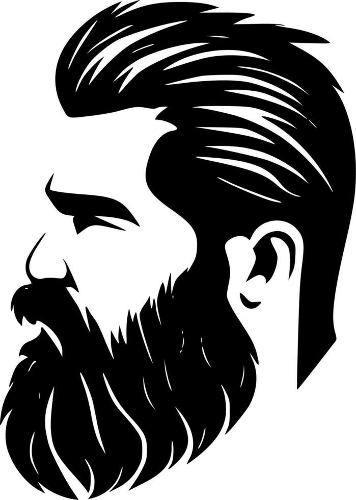 Beard - High Quality Vector Logo - Vector illustration ideal for T-shirt graphic