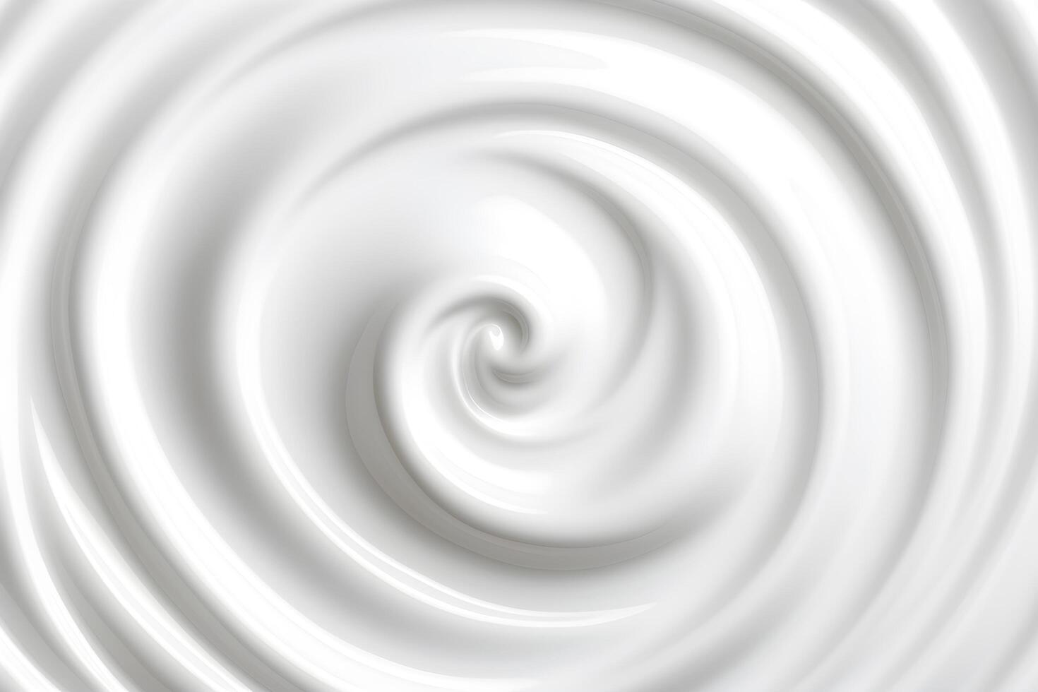 Texture of milk yogurt or cream with vortex surface, abstract background, illustration photo