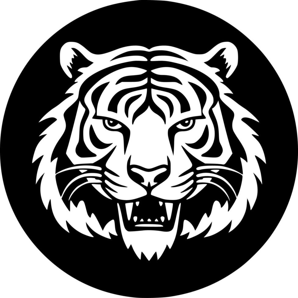 Tiger - High Quality Vector Logo - Vector illustration ideal for T-shirt graphic