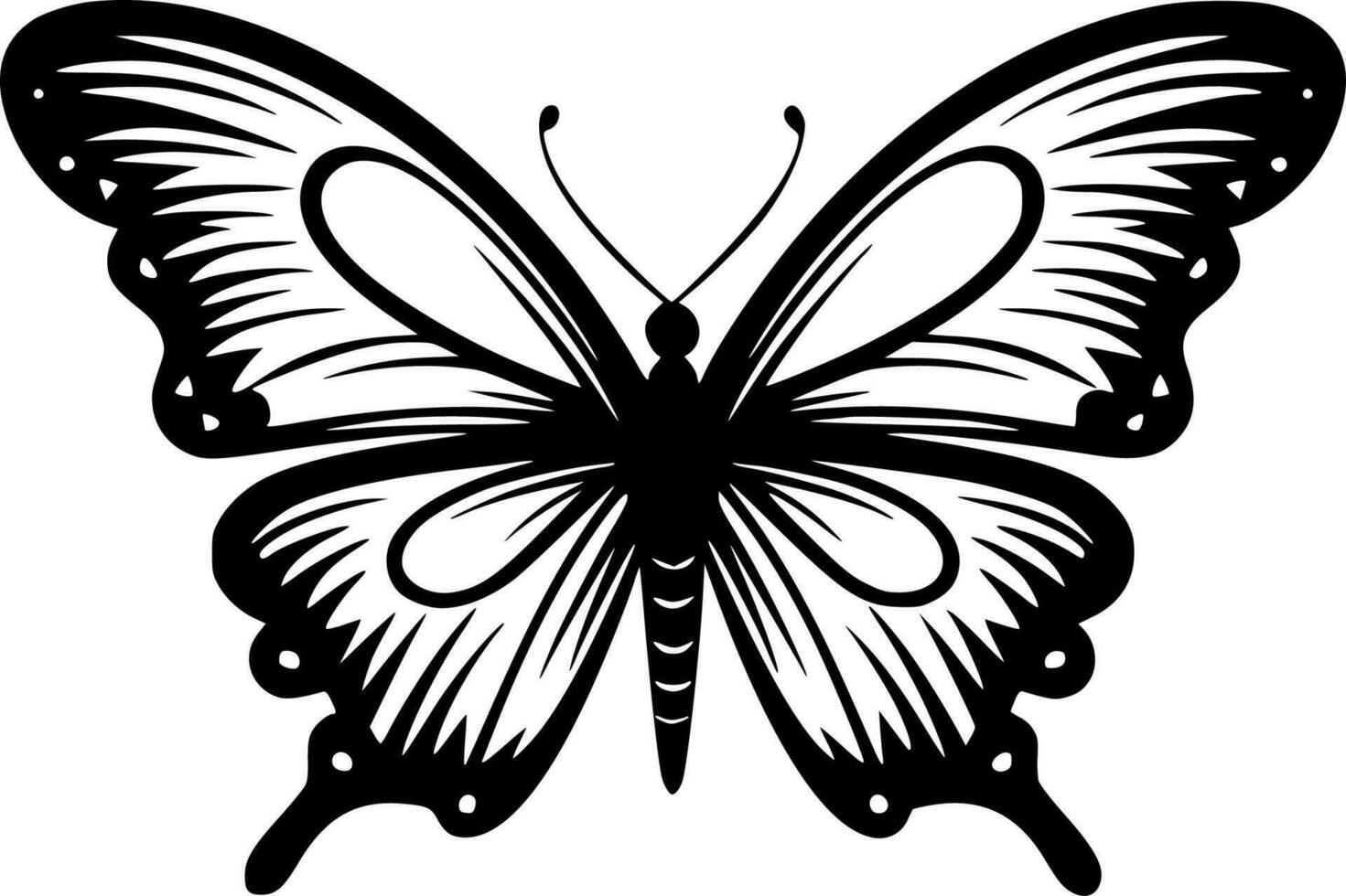 Butterfly - High Quality Vector Logo - Vector illustration ideal for T-shirt graphic