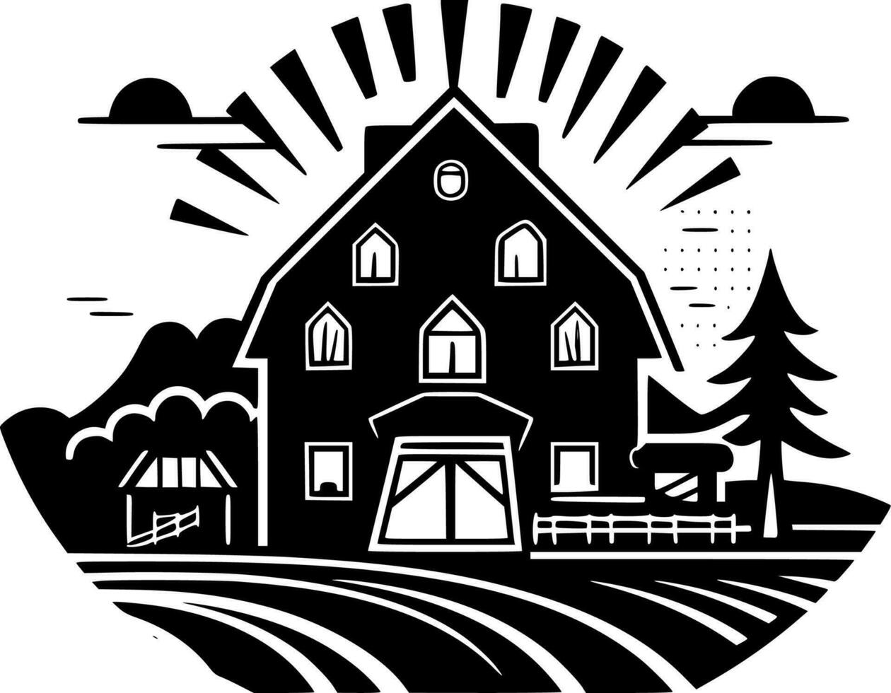 Farm - High Quality Vector Logo - Vector illustration ideal for T-shirt graphic